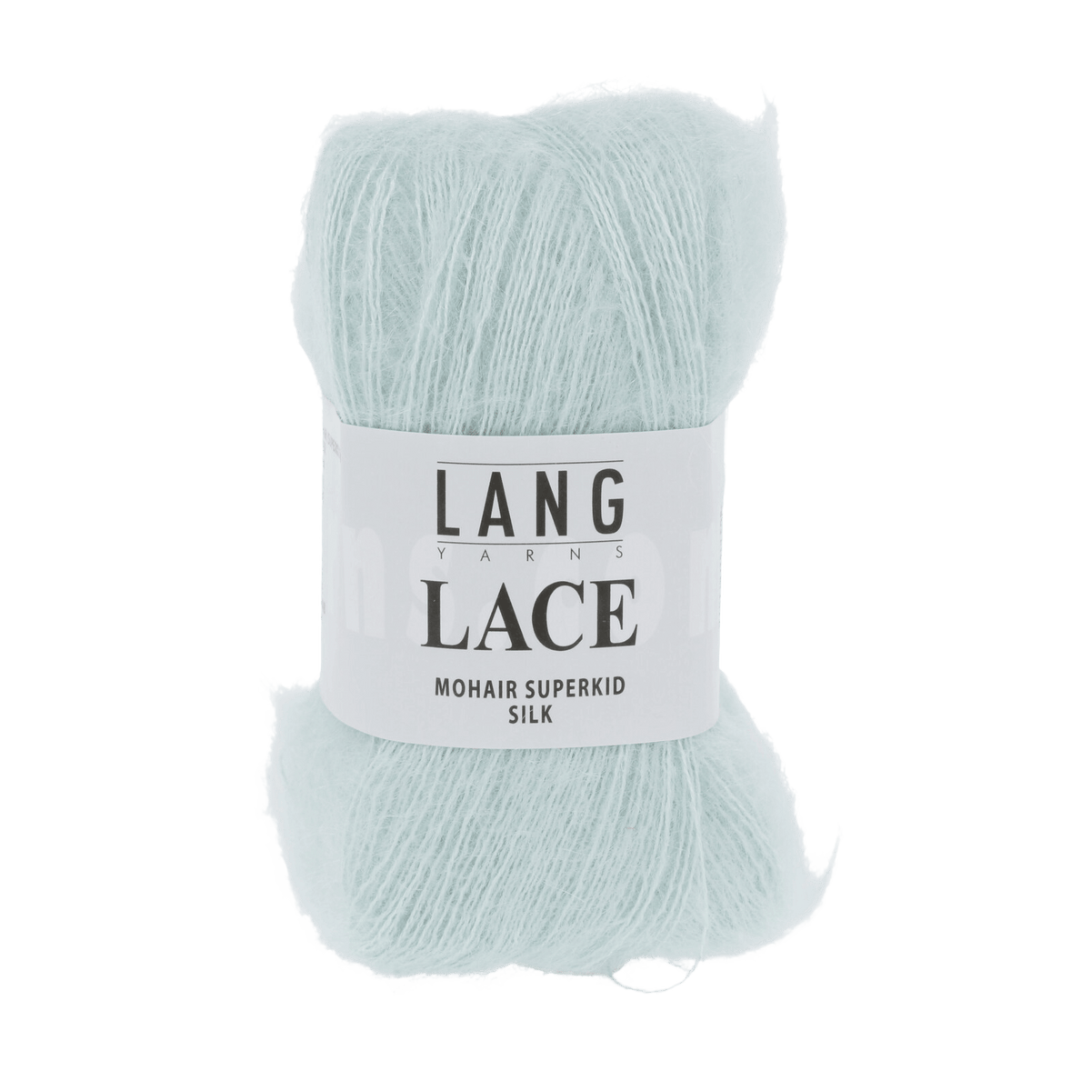 Lang Yarns Knitting Pattern Small-Medium - 10 balls / light mint 992.0058 Holly Sweater Pattern Bundle in Lace by LANGYARNS | Fatto a Mano 288-052