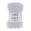 Lang Yarns Knitting Pattern Small-Medium - 10 balls / lilac 992.0007 Holly Sweater Pattern Bundle in Lace by LANGYARNS | Fatto a Mano 288-052