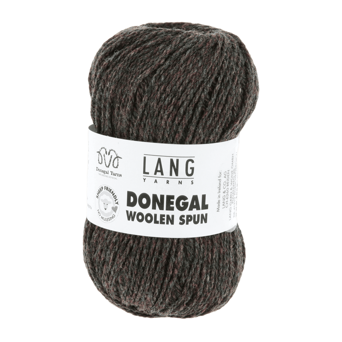 Lang Yarns Knitting Pattern Small-Medium - 10 balls / magma 1172.0063 IMOGEN Sweater Pattern Bundle in Donegal Woolen Spun by LANGYARNS | Punto 87-147