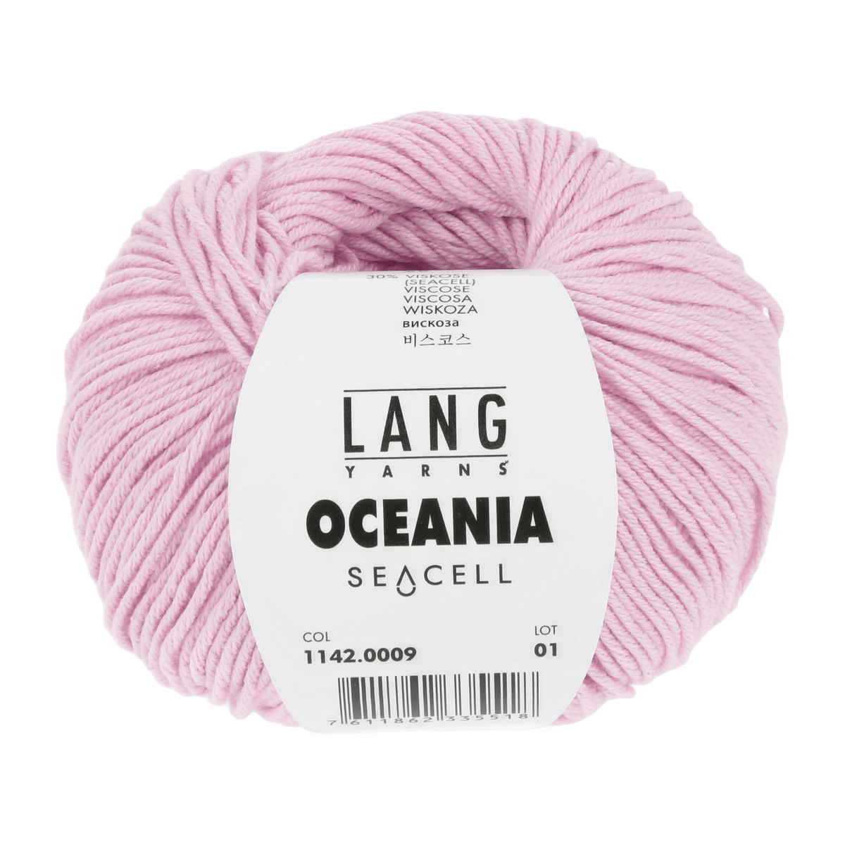 Lang Yarns Knitting Pattern Small-Medium - 10 balls / rose 1142.0009 MERI Vest Pattern Bundle in Oceania by LANGYARNS | Fatto a Mano 280-063
