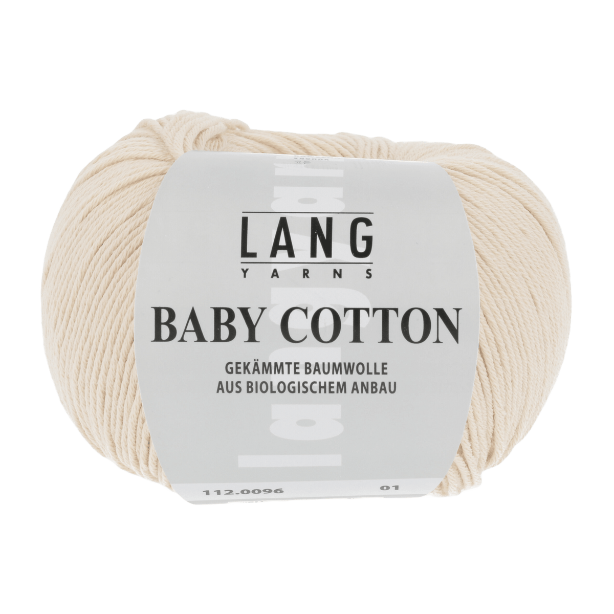 Lang Yarns Knitting Pattern Small-Medium - 10 balls / SAND 112.0096 DOROTHE Cardigan Pattern Bundle in Baby Cotton by LANGYARNS | Fatto a Mano 284-059