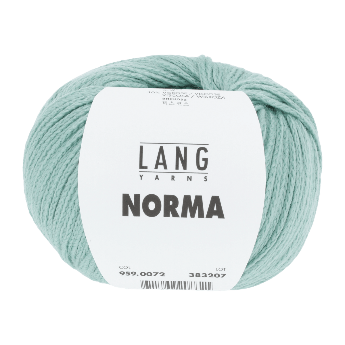 Lang Yarns Knitting Pattern Small-Medium - 11 balls / aqua 959.0072 ISALIE Top Down Sweater Pattern Bundle in Norma by LANGYARNS | Fatto a Mano 284-002