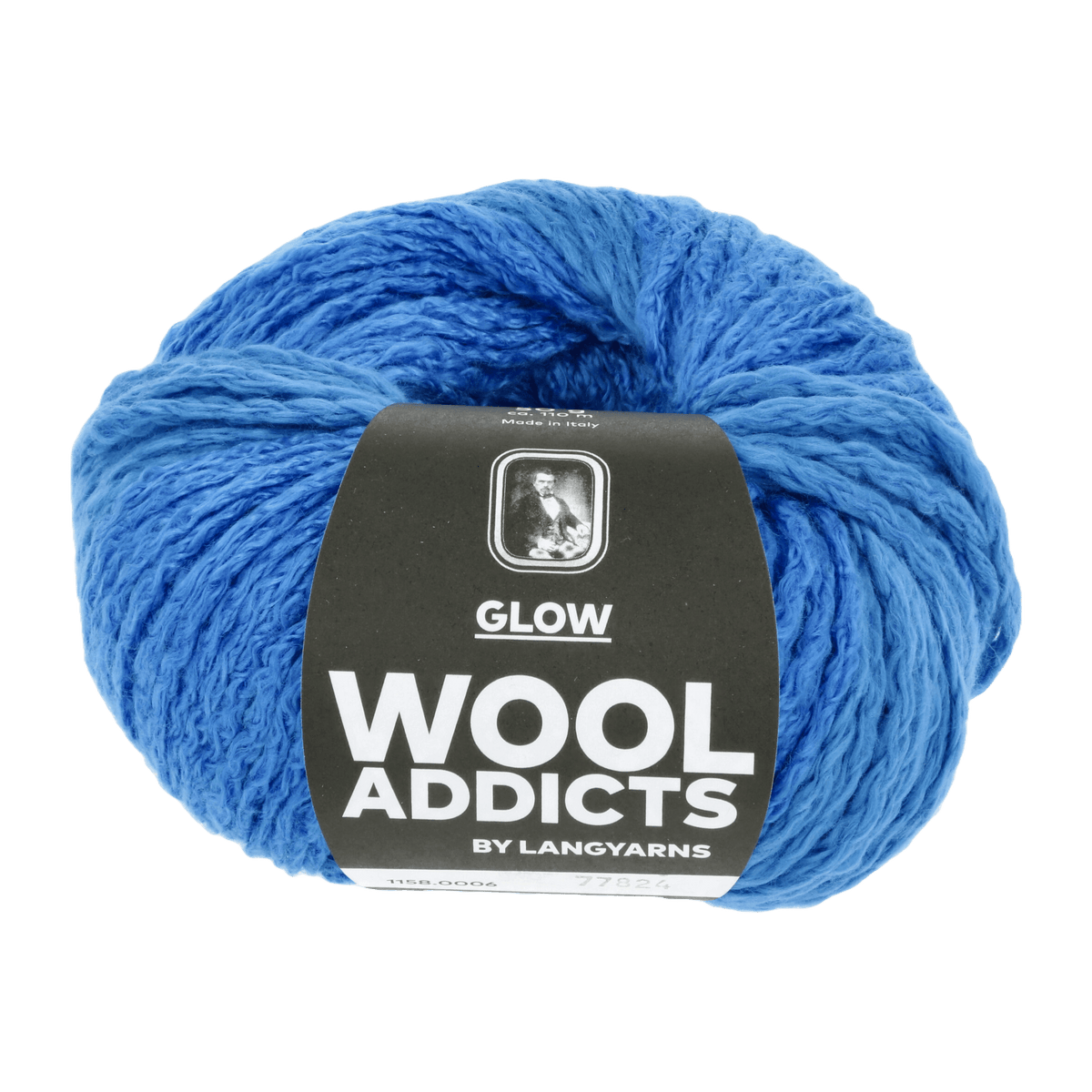 Lang Yarns Knitting Pattern Small-Medium - 11 balls / COBALT 1158.0006 GALLERY VISIT Sweater Pattern Bundle in Glow by LANGYARNS | WOOLADDICTS #16-026