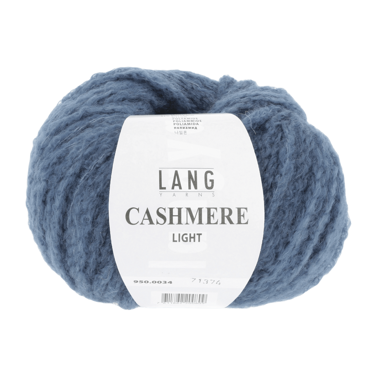 Lang Yarns Knitting Pattern Small-Medium - 11 balls / dark jeans 950.0034 ISOLDE Sweater Pattern Bundle in CASHMERE LIGHT by LANGYARNS | Fatto a Mano 278-048