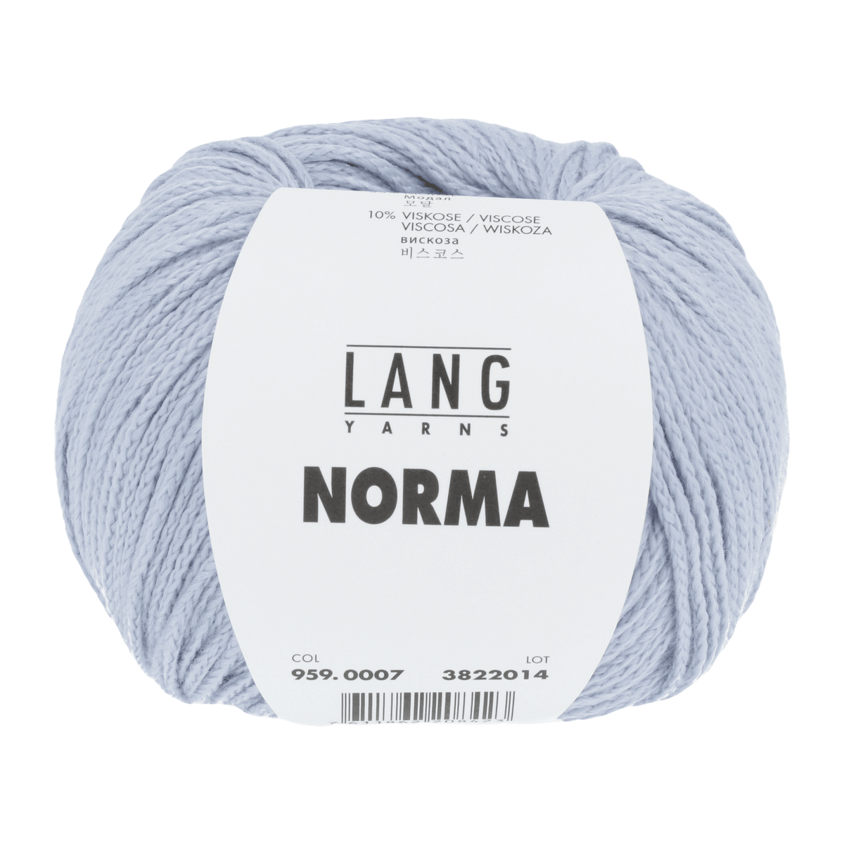 Lang Yarns Knitting Pattern Small-Medium - 11 balls / light blue 959.0007 ISALIE Top Down Sweater Pattern Bundle in Norma by LANGYARNS | Fatto a Mano 284-002