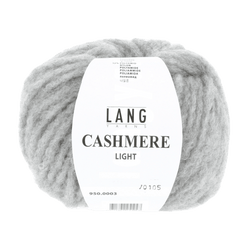 Lang Yarns Knitting Pattern Small-Medium - 11 balls / light grey mélange 950.0003 ISOLDE Sweater Pattern Bundle in CASHMERE LIGHT by LANGYARNS | Fatto a Mano 278-048