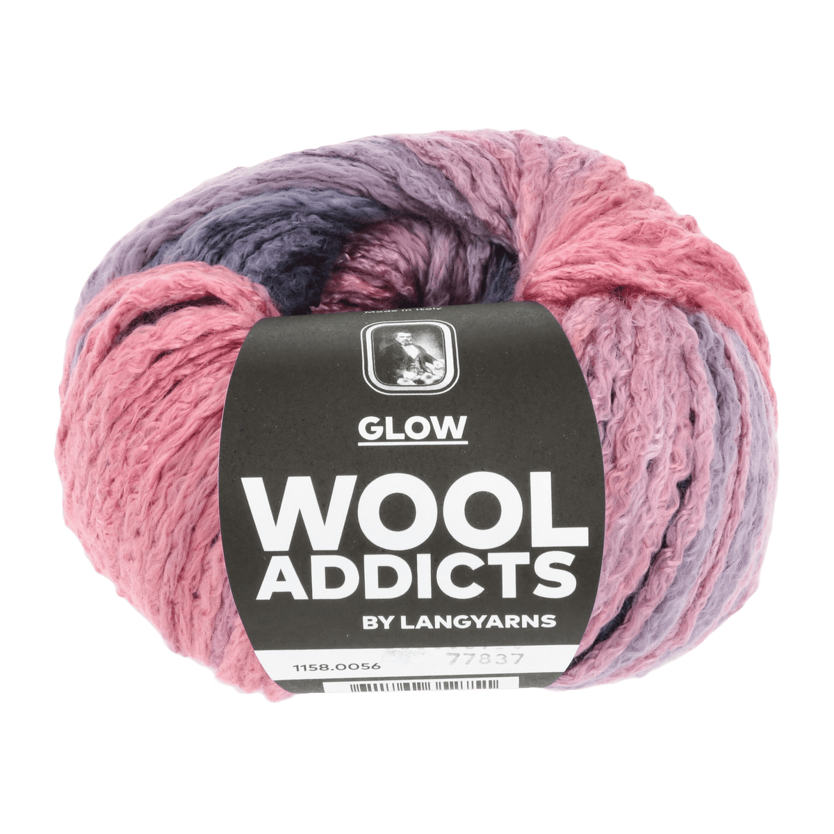 Lang Yarns Knitting Pattern Small-Medium - 11 balls / NAVY/CORAL 1158.0056 GALLERY VISIT Sweater Pattern Bundle in Glow by LANGYARNS | WOOLADDICTS #16-026