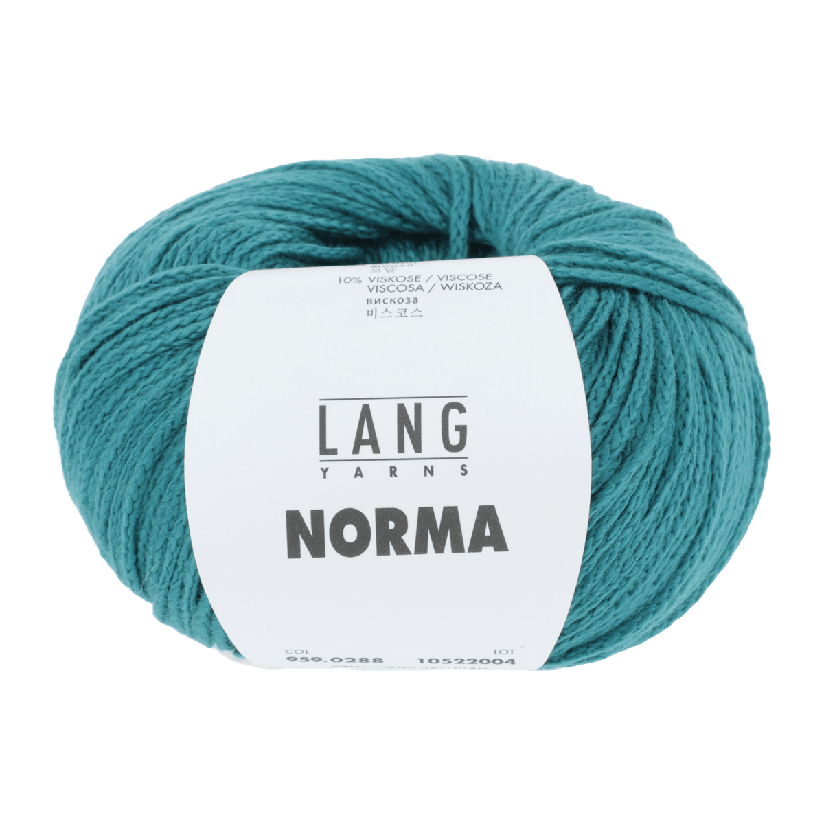 Lang Yarns Knitting Pattern Small-Medium - 11 balls / petrol 959.0288 ISALIE Top Down Sweater Pattern Bundle in Norma by LANGYARNS | Fatto a Mano 284-002