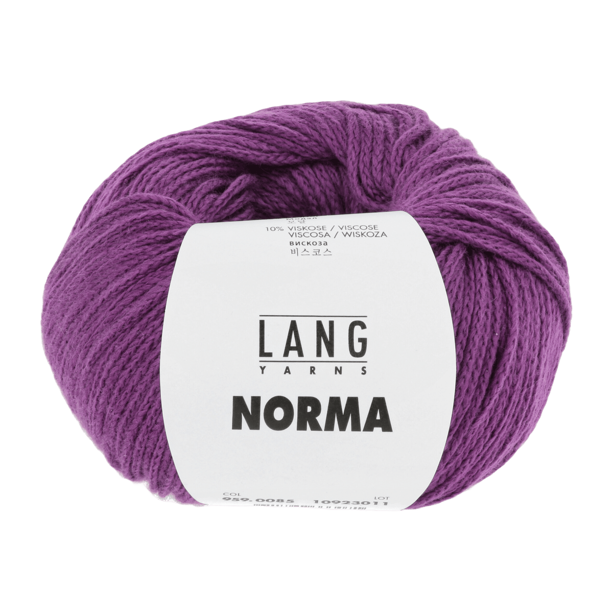 Lang Yarns Knitting Pattern Small-Medium - 11 balls / pink 959.0085 ISALIE Top Down Sweater Pattern Bundle in Norma by LANGYARNS | Fatto a Mano 284-002