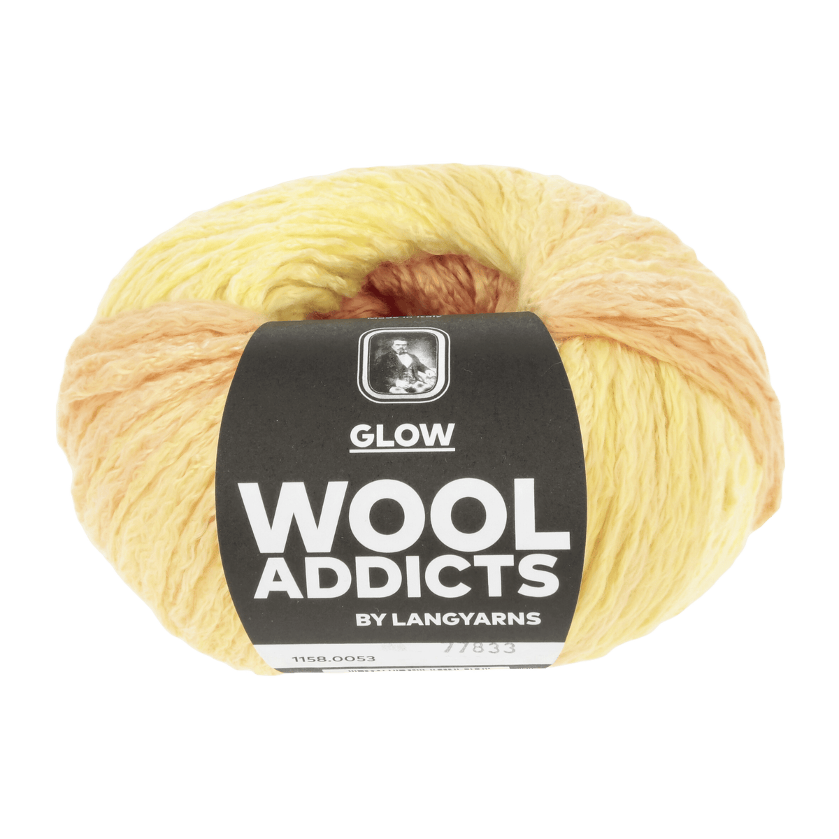 Lang Yarns Knitting Pattern Small-Medium - 11 balls / YELLOW/APRICOT 1158.0053 GALLERY VISIT Sweater Pattern Bundle in Glow by LANGYARNS | WOOLADDICTS #16-026