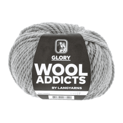 Lang Yarns Knitting Pattern Small-Medium - 15 balls / LIGHT GREY MÉLANGE 1061.0003 SKYLINE Jacket Pattern Bundle in Glory by LANGYARNS | WOOLADDICTS #15-011
