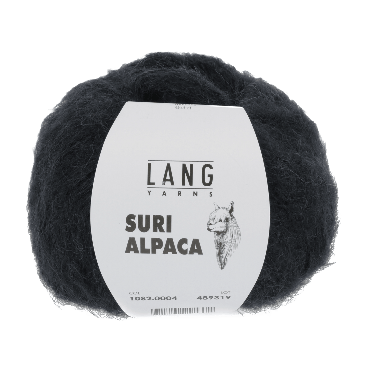 Lang Yarns Knitting Pattern Small-Medium - 16 balls / black 1082.0004 LAURE Sweater Pattern Bundle in Suri Alpaca by LANGYARNS | Punto 76-012