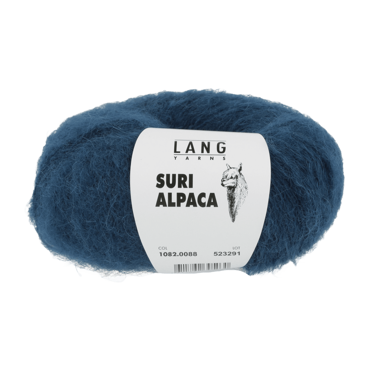 Lang Yarns Knitting Pattern Small-Medium - 16 balls / petrol 1082.0088 LAURE Sweater Pattern Bundle in Suri Alpaca by LANGYARNS | Punto 76-012