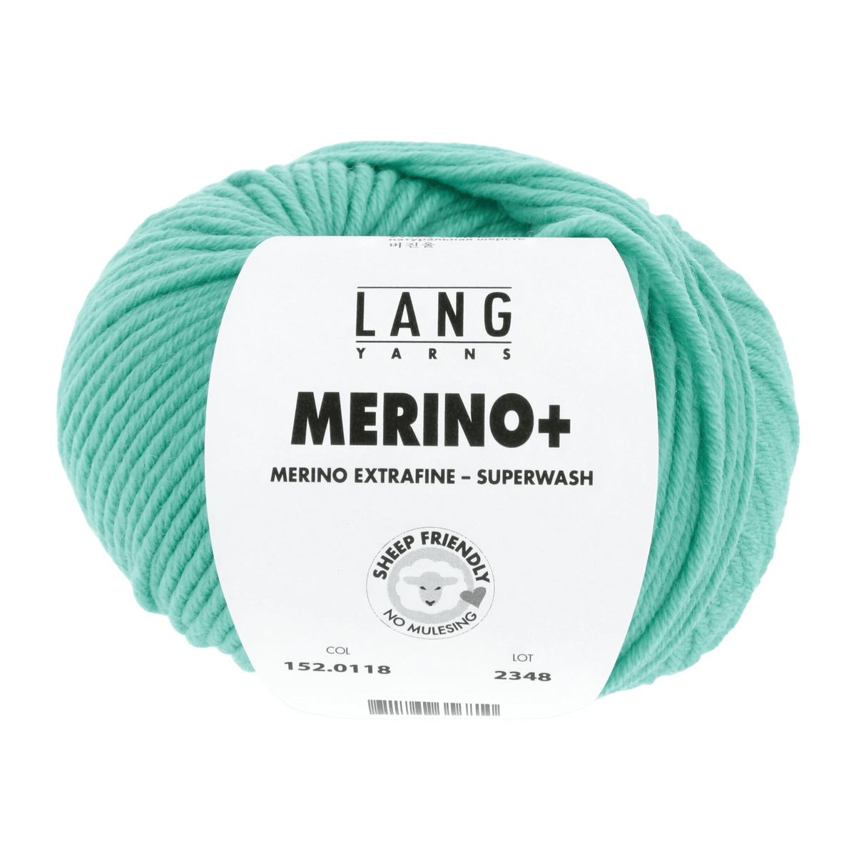 Lang Yarns Knitting Pattern Small-Medium - 16 balls / quartz green 152.0118 CAMERON Unisex sweater Pattern Bundle in MerinoPlus by LANGYARNS | Fatto a Mano 286-031