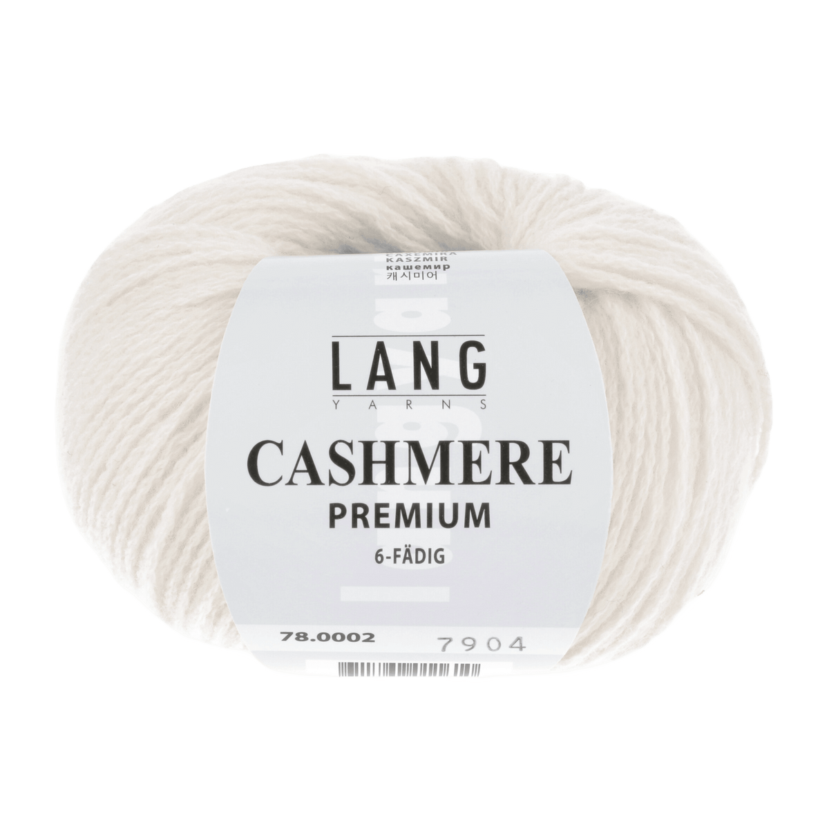 Lang Yarns Knitting Pattern Small-Medium - 17 balls / offwhite 78.0002 RAHA Sweater Pattern Bundle in CASHMERE PREMIUM by LANGYARNS | Punto 78-014