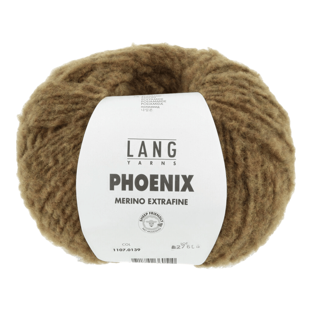 Lang Yarns Knitting Pattern Small-Medium - 2 balls / camel chante claire 1107.0139 FRAN Vest Pattern Bundle in Phoenix by LANGYARNS | Fatto a Mano 286-007