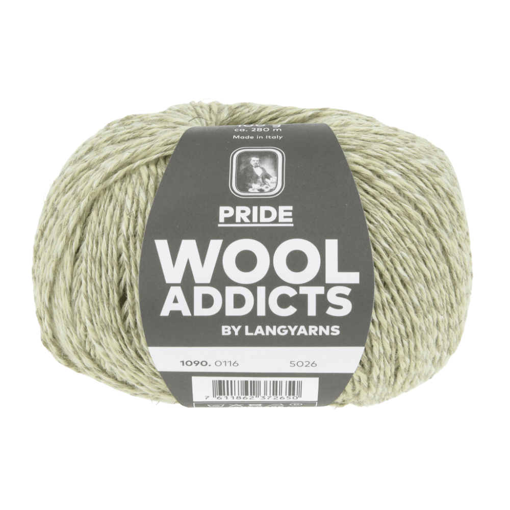 Lang Yarns Knitting Pattern Small-Medium - 2 balls / PISTACHIO 1090.0116 FEMME FATALE Top Pattern Bundle in Pride by LANGYARNS | WOOLADDICTS #12-018