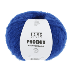 Lang Yarns Knitting Pattern Small-Medium - 2 balls / royal blue 1107.0006 ADELZA Sweater Pattern Bundle in Phoenix by LANGYARNS | Fatto a Mano 282-031
