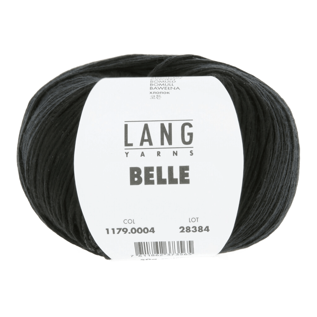 Lang Yarns Knitting Pattern Small-Medium - 3 balls / black 1179.0004 Anais Crochet Top Pattern Bundle in Belle by LANGYARNS | Fatto a Mano 288-011