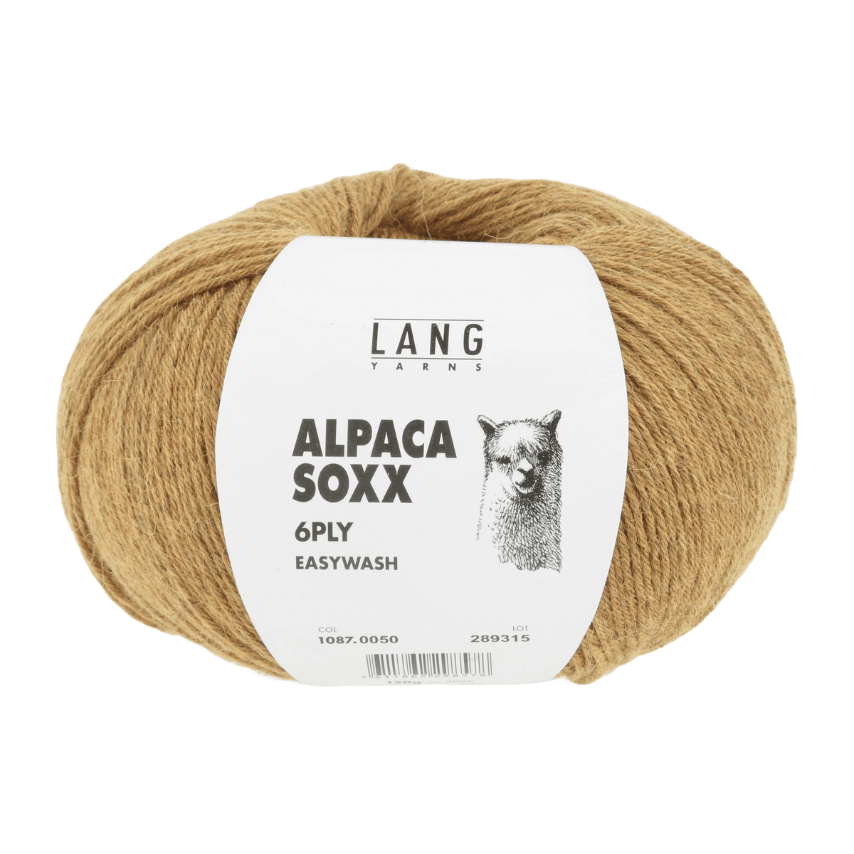 Lang Yarns Knitting Pattern Small-Medium - 3 balls / brass mélange 1087.0050 VARADA Sweater Pattern Bundle in Alpaca Soxx 6ply by LANGYARNS | Punto 76-002