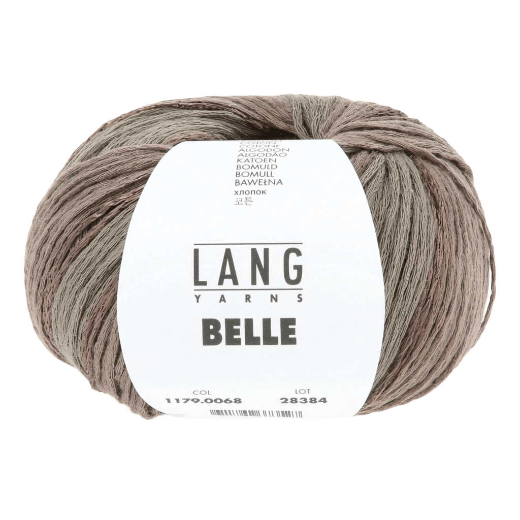 Lang Yarns Knitting Pattern Small-Medium - 3 balls / brown 1179.0068 Anais Crochet Top Pattern Bundle in Belle by LANGYARNS | Fatto a Mano 288-011