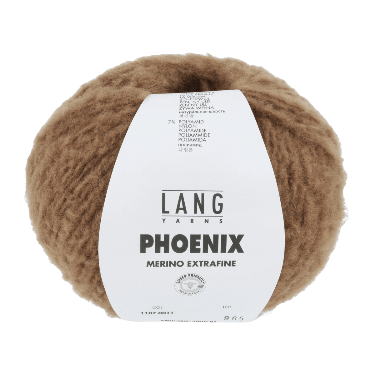 Lang Yarns Knitting Pattern Small-Medium - 3 balls / copper 1107.0011 LAURA Pattern Bundle in PHOENIX by LANGYARNS | Punto 65-001