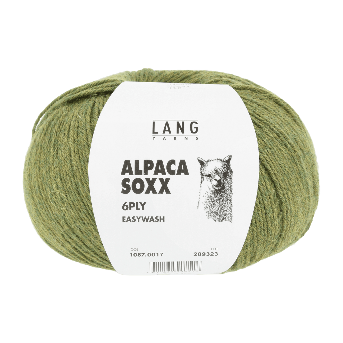 Lang Yarns Knitting Pattern Small-Medium - 3 balls / green mélange 1087.0017 VARADA Sweater Pattern Bundle in Alpaca Soxx 6ply by LANGYARNS | Punto 76-002
