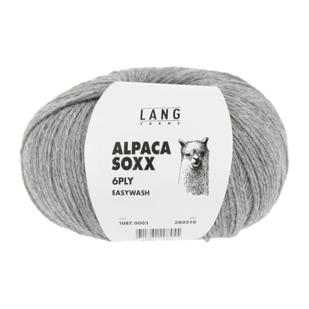 Lang Yarns Knitting Pattern Small-Medium - 3 balls / light grey mélange 1087.0003 VARADA Sweater Pattern Bundle in Alpaca Soxx 6ply by LANGYARNS | Punto 76-002