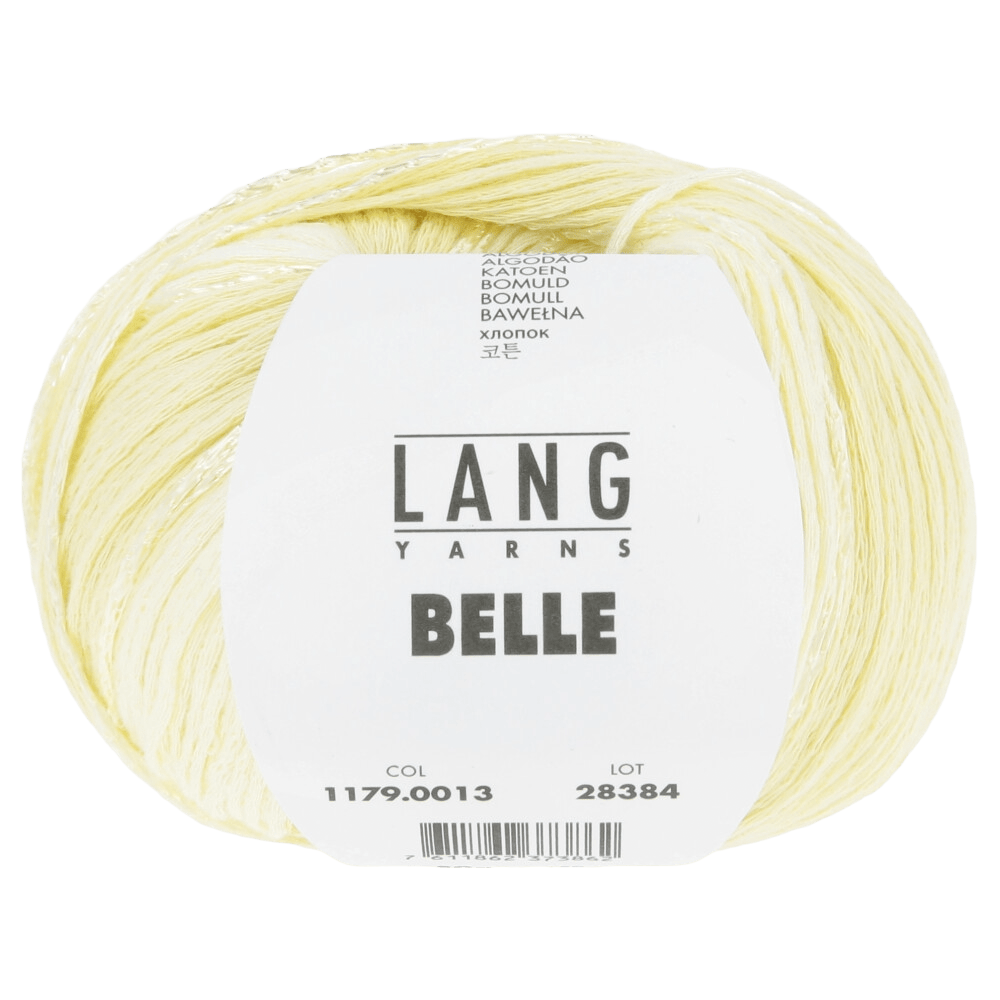 Lang Yarns Knitting Pattern Small-Medium - 3 balls / light yellow 1179.0013 Anais Crochet Top Pattern Bundle in Belle by LANGYARNS | Fatto a Mano 288-011