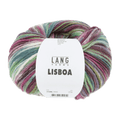 Lang Yarns Knitting Pattern Small-Medium - 3 balls / plum/fuchsia/petrol/olive 1156.0002 TORI Slipover Pattern Bundle in Lisboa by LANGYARNS | Punto 82-008