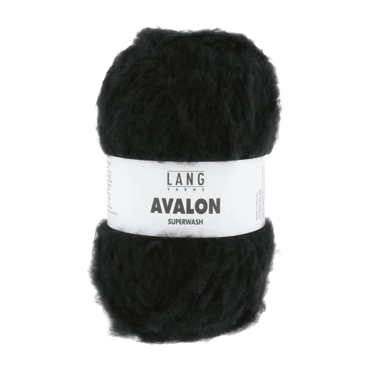 Lang Yarns Knitting Pattern Small-Medium - 4 balls / black 1171.0004 JULIETTA Slipover Pattern Bundle in Avalon by LANGYARNS | Fatto a Mano 286-051