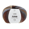Lang Yarns Knitting Pattern Small-Medium - 4 balls / chestnut/petrol 1077.0012 SIGRID Top down sweater Pattern Bundle in CLOUD by LANGYARNS | Fatto a Mano 278-052