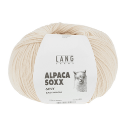 Lang Yarns Knitting Pattern Small-Medium - 4 balls / cream 1087.0002 VIOLET Sweater Pattern Bundle in ALPACA SOXX 6PLY by LANGYARNS | Fatto a Mano 278-049
