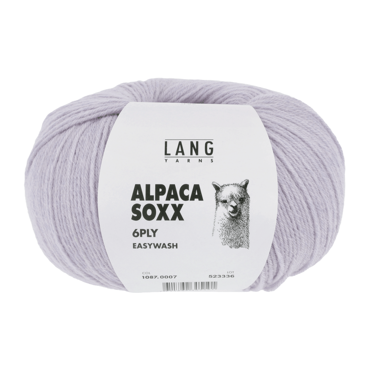 Lang Yarns Knitting Pattern Small-Medium - 4 balls / lilac 1087.0007 ROSA Sweater Pattern Bundle in ALPACA SOXX 6PLY by LANGYARNS | Fatto a Mano 278-058