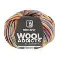 Lang Yarns Knitting Pattern Small-Medium - 4 balls / LILAC/RED/YELLOW 1147.0002 GOOD MOVES Top Down Sweater Pattern Bundle in Move 8ply by LANGYARNS | Punto 79-010
