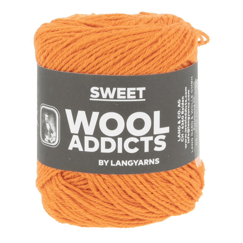 Lang Yarns Knitting Pattern Small-Medium - 4 balls / ORANGE 1175.0059 COMFORT Top Pattern Bundle in Sweet by LANGYARNS | WOOLADDICTS #16-015