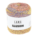 Lang Yarns Knitting Pattern Small-Medium - 4 balls / rose/yellow/lilac/orange 1155.0001 GAELLE Slipover Pattern Bundle in Illusion by LANGYARNS | Punto 81-008