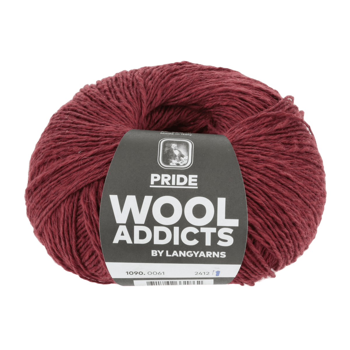 Lang Yarns Knitting Pattern Small-Medium - 5 balls / BEETROOT 1090.0061 BLISSFUL BUTTERFLY Sweater Pattern Bundle in PRIDE by LANGYARNS | WOOLADDICTS #10-003
