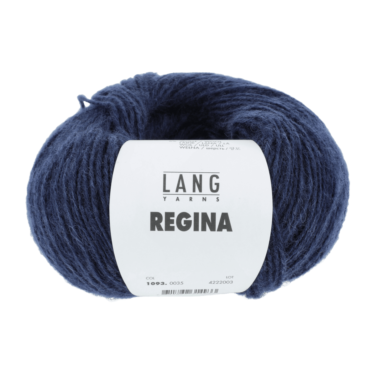 Lang Yarns Knitting Pattern Small-Medium - 5 balls / blue marine 1093.0035 LORENA Raglan sweater Pattern Bundle in Regina by LANGYARNS | Fatto a Mano 286-024