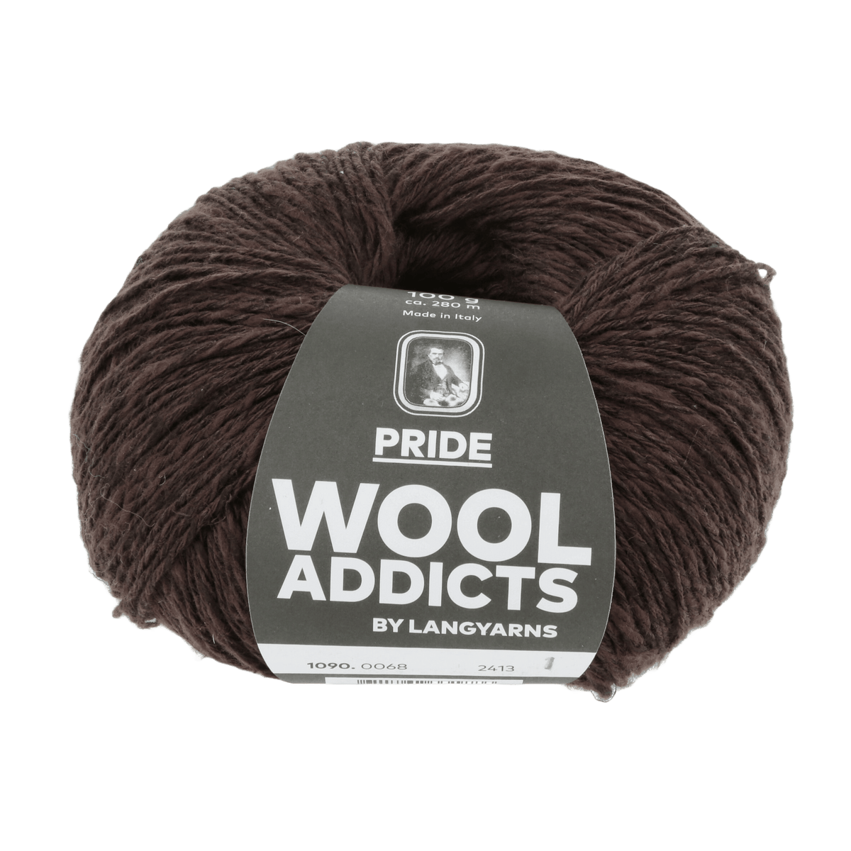 Lang Yarns Knitting Pattern Small-Medium - 5 balls / COFFEE 1090.0068 YOU ARE GOLDEN Sweater Pattern Bundle in PRIDE by LANGYARNS | WOOLADDICTS #10-008