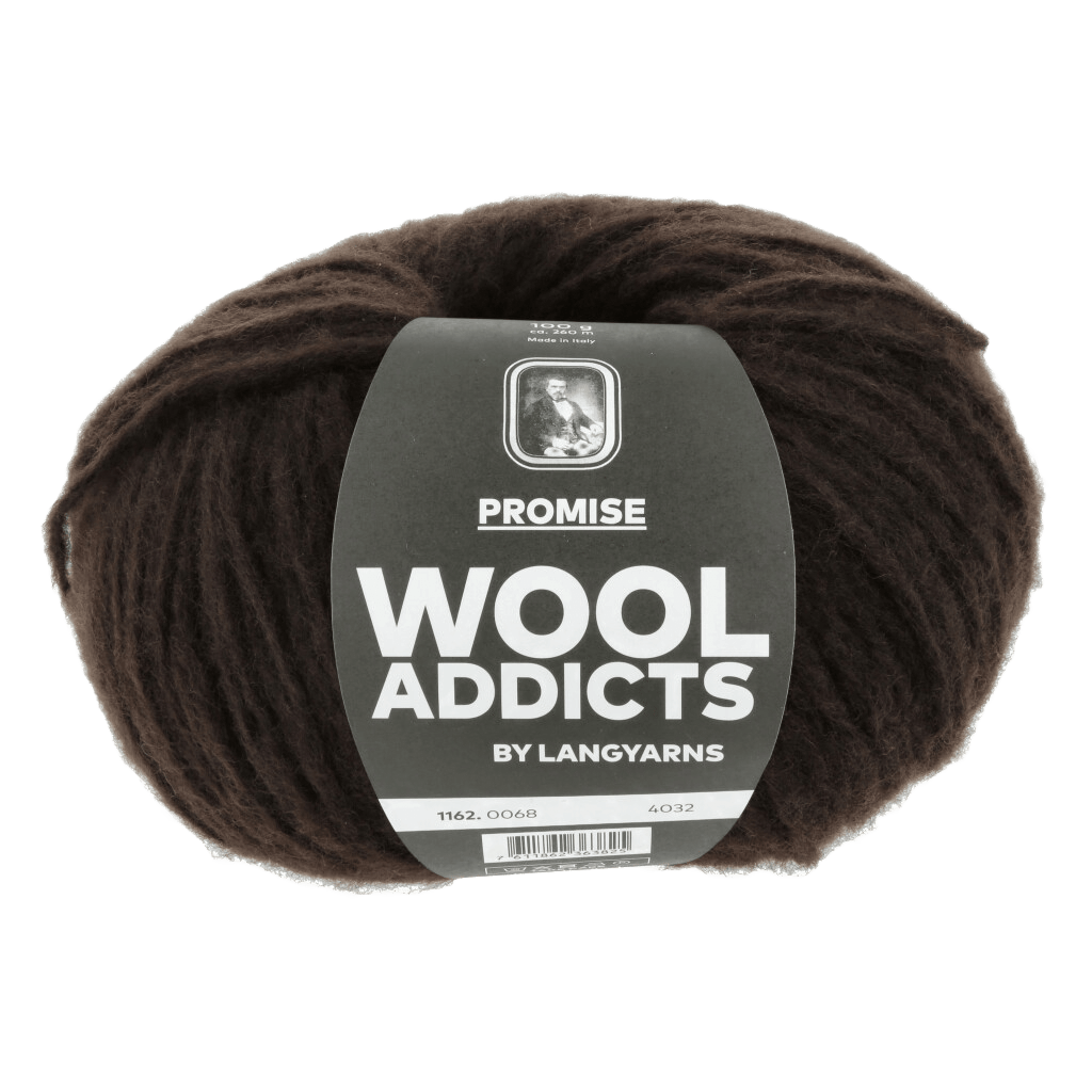 Lang Yarns Knitting Pattern Small-Medium - 5 balls / COFFEE 1162.0068 GATHERING STORM Cardiagan Pattern Bundle in Promise by LANGYARNS | WOOLADDICTS #15-002