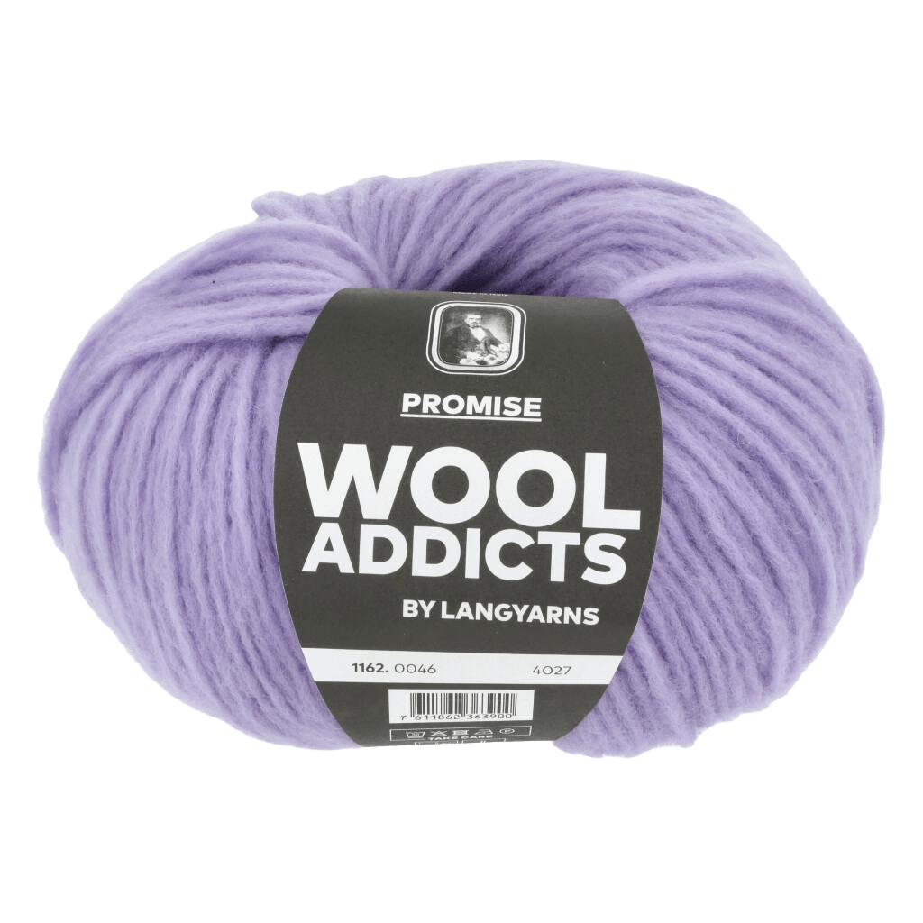 Lang Yarns Knitting Pattern Small-Medium - 5 balls / LAVENDER 1162.0046 GATHERING STORM Cardiagan Pattern Bundle in Promise by LANGYARNS | WOOLADDICTS #15-002