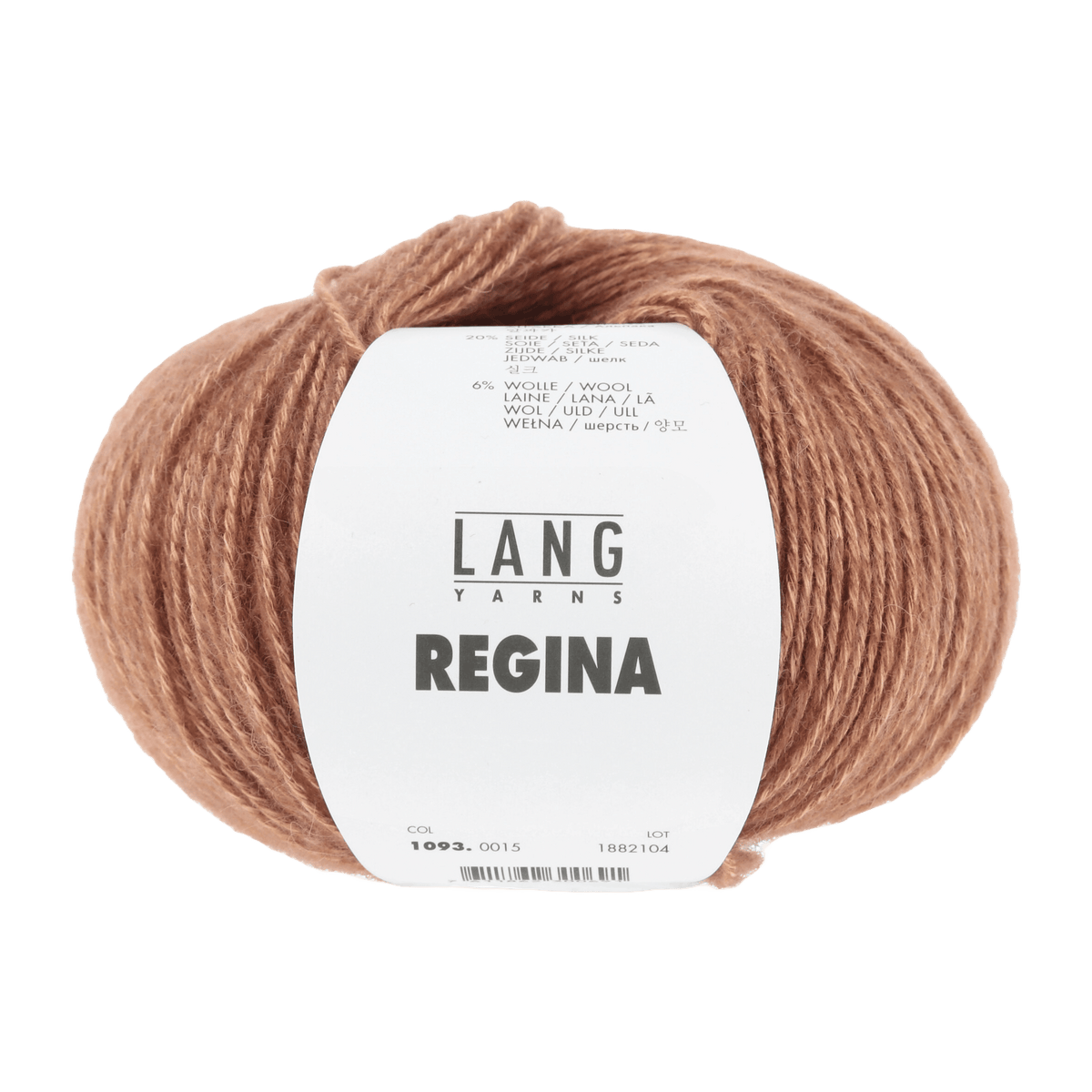 Lang Yarns Knitting Pattern Small-Medium - 5 balls / nougat 1093.0015 LORENA Raglan sweater Pattern Bundle in Regina by LANGYARNS | Fatto a Mano 286-024