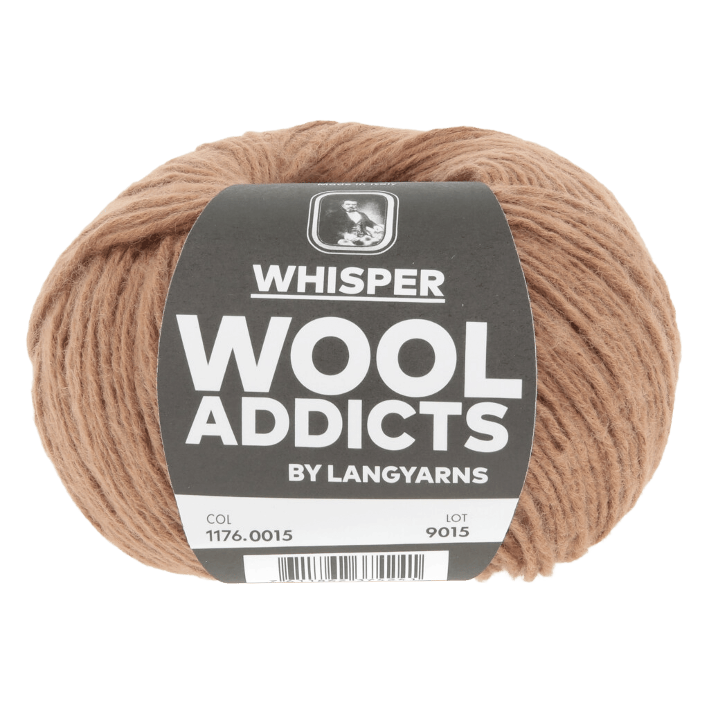 Lang Yarns Knitting Pattern Small-Medium - 5 balls / NOUGAT 1176.0015 GENTLE MOTION Top Pattern Bundle in Whisper by LANGYARNS | WOOLADDICTS #16-004