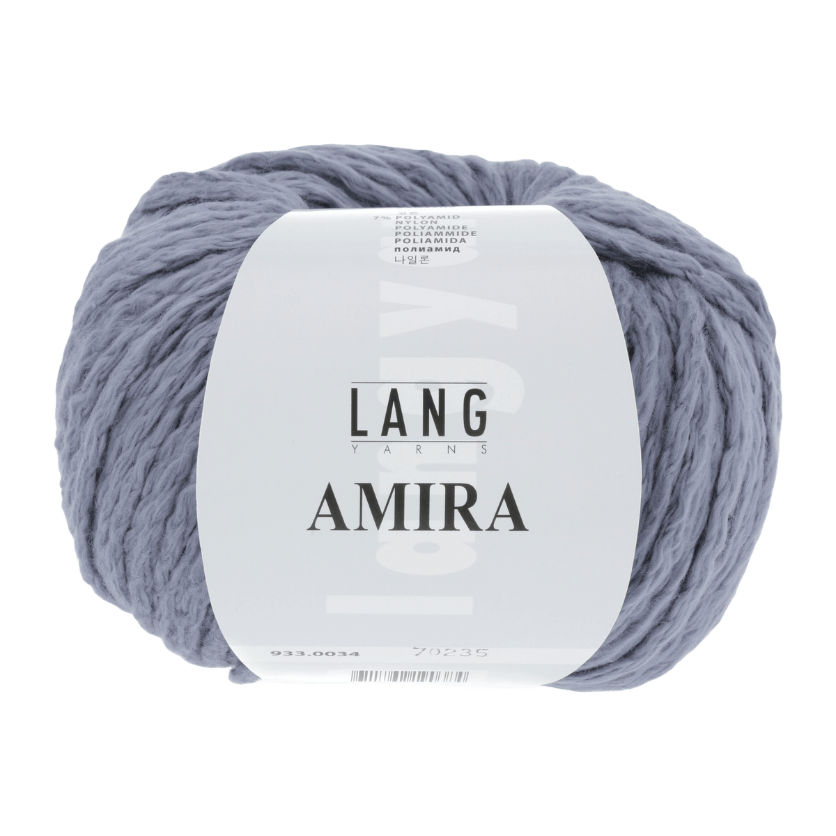 Lang Yarns Knitting Pattern Small-Medium - 6 balls / dark jeans 933.0034 NANA Slipover Pattern Bundle in Amira by LANGYARNS | Fatto a Mano 284-003