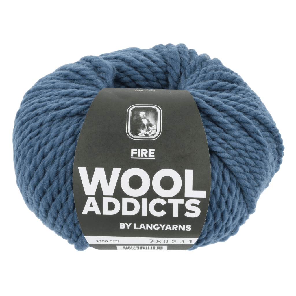 Lang Yarns Knitting Pattern Small-Medium - 6 balls / DAWN 1000.0173 AT CROSSROADS Slipover Pattern Bundle in Fire by LANGYARNS | WOOLADDICTS #15-039