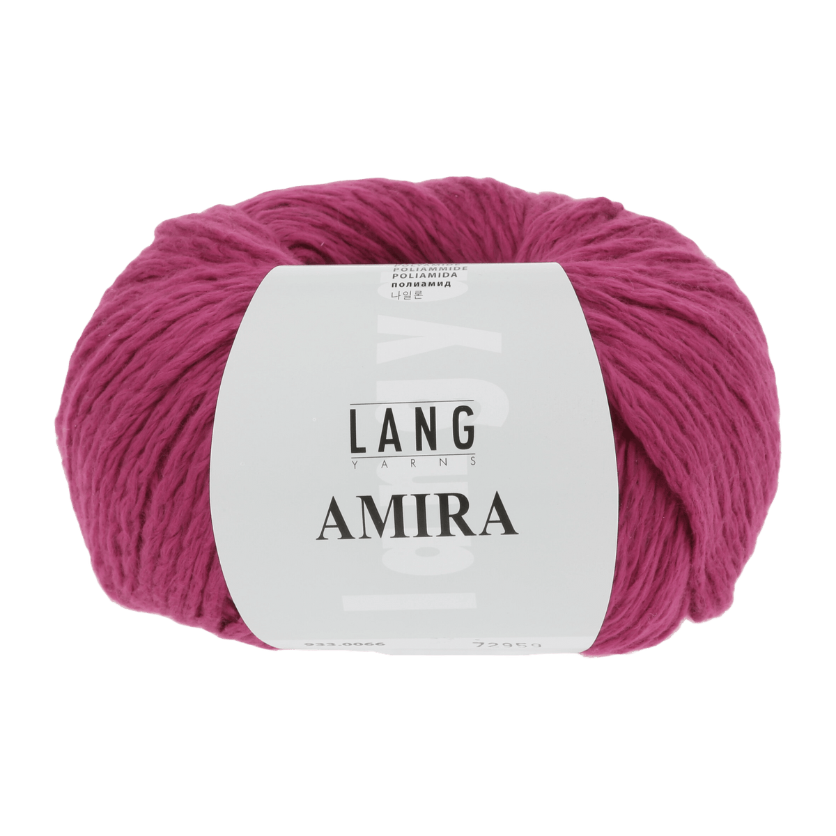 Lang Yarns Knitting Pattern Small-Medium - 6 balls / fuchsia 933.0066 NANA Slipover Pattern Bundle in Amira by LANGYARNS | Fatto a Mano 284-003