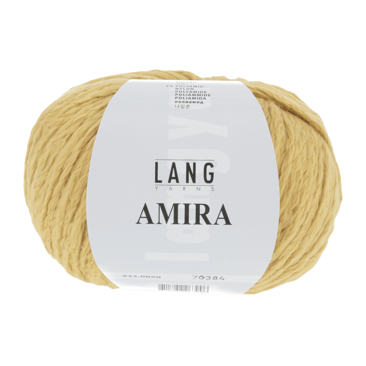 Lang Yarns Knitting Pattern Small-Medium - 6 balls / gold 933.0050 MINNA Slipover Pattern Bundle in Amira by LANGYARNS | Fatto a Mano 284-050