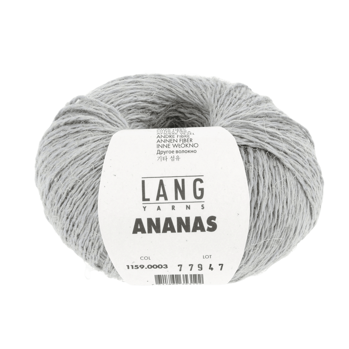 Lang Yarns Knitting Pattern Small-Medium - 6 balls / grey 1159.0003 BENIKO Cardigan Pattern Bundle in Ananas by LANGYARNS | Fatto a Mano 284-027