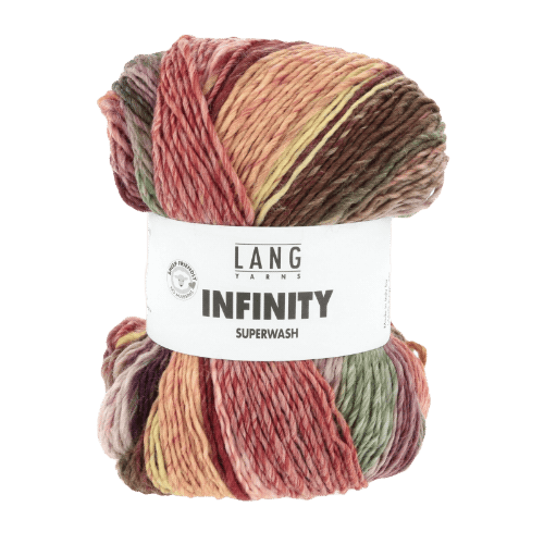 Lang Yarns Knitting Pattern Small-Medium - 6 balls / INFINITE HORIZON 1164.0002 WILONA Sweater Pattern Bundle in Infinity by LANGYARNS | Punto 85